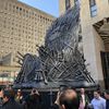 You've Got The Rest Of The Day To Check Out The Gigantic Iron Throne At 30 Rock